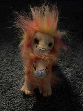 Ty Bushy the Lion and McDonald’s toy Bushy